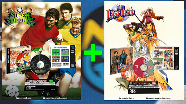 COMBO NGCD 2 SUPER SIDEKICKS E LAST BLADE NEOGEO CD / CDZ E NEO4ALL COMPATIVEL DREAMCAST