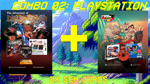 Combo PLAYSTATION ONE : The Adventure of Little Ralph + Street Fighter Alpha 3