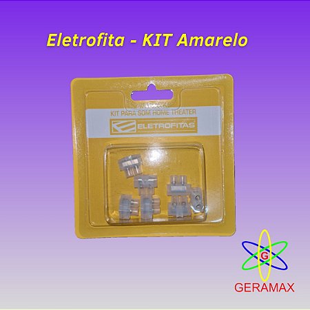 ELETROFITA - KIT AMARELA - SOM HOME THEATER