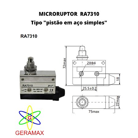 MICRORRUPTOR - RA 7310 - JNG
