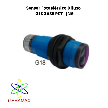 SENSOR FOTOELETRICO G18-3A30 PCT - JNG