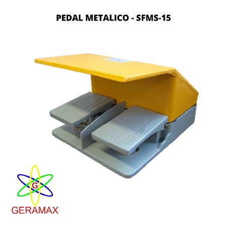 PEDAL DUPLO C/ PROTECAO - 1NA+1NF SFMS-15 - JNG