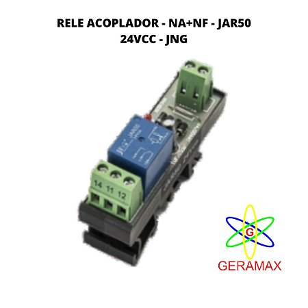 RELE ACOPLADOR - NA+NF - JAR50 -  24VCC - JNG