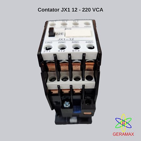 CONTATOR  12A JX1 12 2NA+2NF 220V - JNG