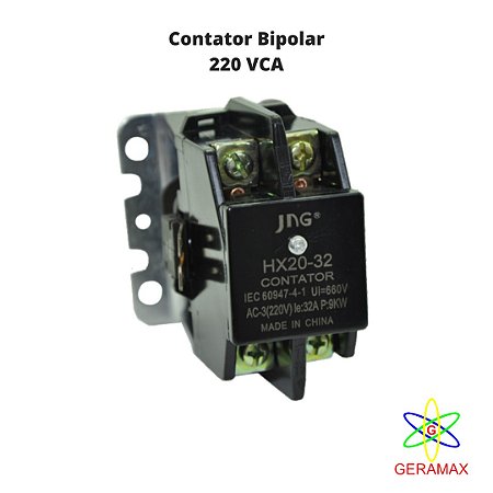 CONTATOR 2P 220VCA HX20 32 JNG