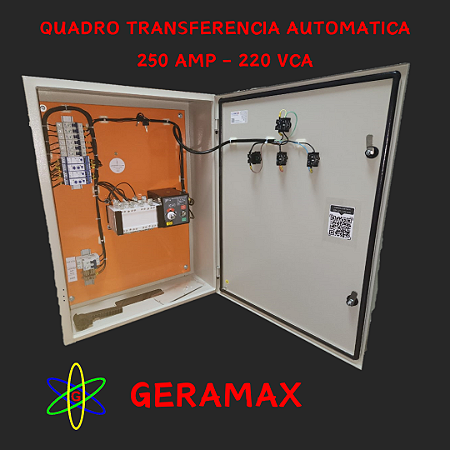 CHAVE DE TRANSFERÊNCIA AUTOMÁTICA 250 AMP 220V