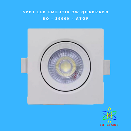 SPOT 7W QUAD EMB - BQ - 3000K