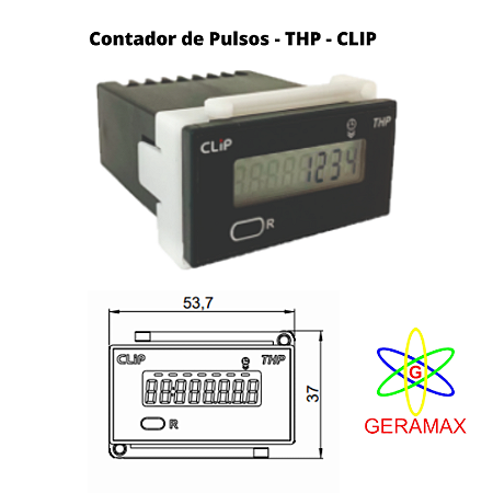 CONTADOR DIGITAL E HORIMETRO - THP-CH - CLIP
