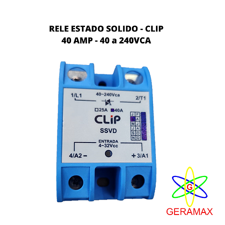 RELE ESTADO SOLIDO 40A - CLIP
