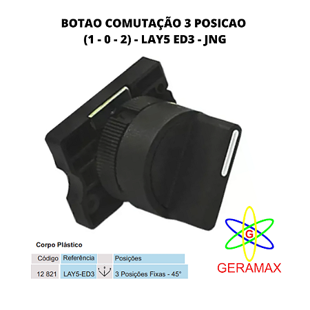 BOTAO COMUT 3 POSICAO (1-0-2) - LAY5 ED3 - JNG