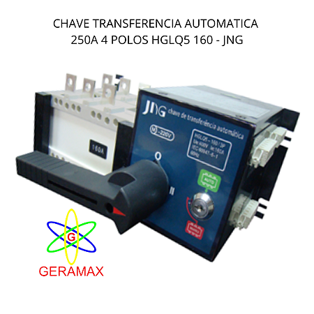 CHAVE TRANSF AUTOMATICA 4P  250A HGLQ5 250 - JNG