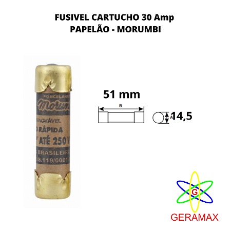 FUSIVEL CARTUCHO 30A - PAPELAO - MORUMBI