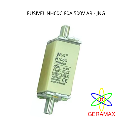 FUSIVEL NH00C  80A 500V AR - JNG