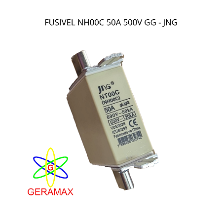 FUSIVEL NH00C  50A 500V GG JNG