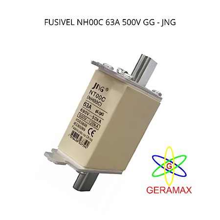 FUSIVEL NH00C  63A 500V  GG/GL - JNG
