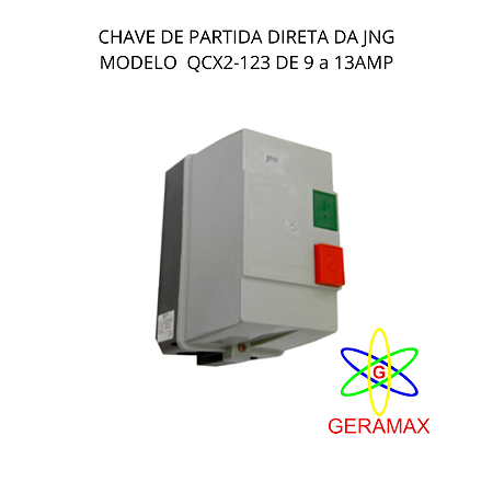 CHAVE MAGNETICA QCX2-123 - 9~13A - (4CV-220V/7,5CV