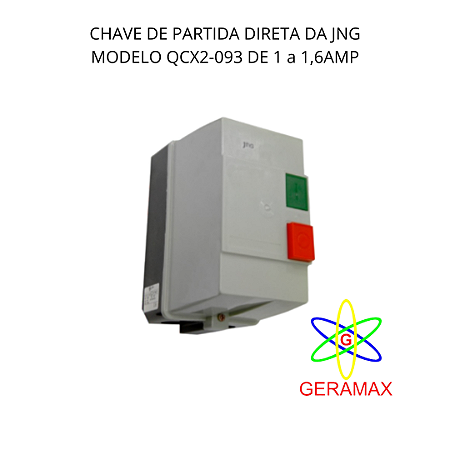 CHAVE MAGNETICA QCX2-093 - 1.6~2.5A - (0,75CV-220V