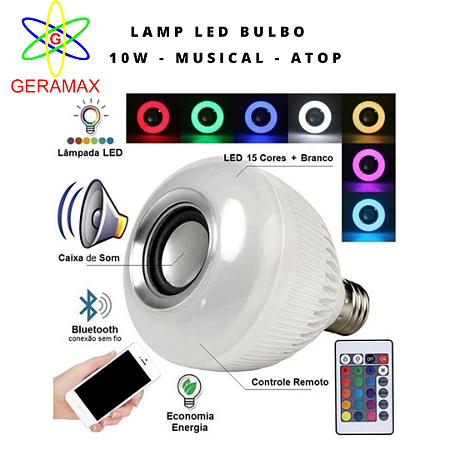 LAMP LED BULBO  10W - MUSICAL - ATOP