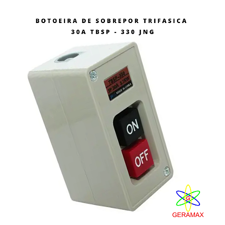 BOTOEIRA SOB 30A ON-OFF - TBSP 330 - JNG