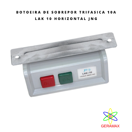 BOTOEIRA SOB 10A ON-OFF - LAK 10 - HORIZONTAL -  J