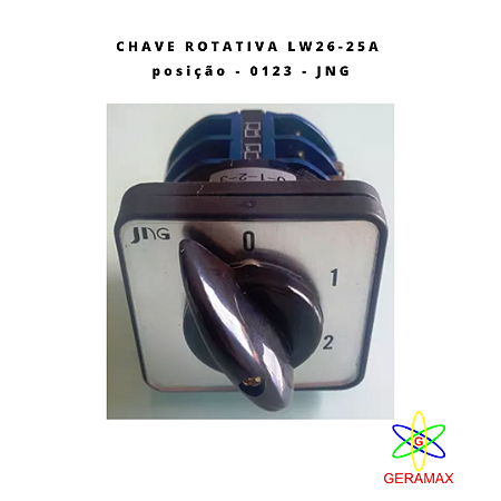 CHAVE ROTATIVA LW26-25A - 0123 - JNG