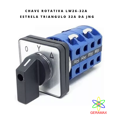 CHAVE ROTATIVA LW26-32A - O-Y-D - ESTRELA TRIANGUL