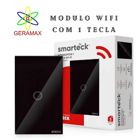 INTERRUPTOR WIFI 1 TECLA TOUCH - PTO - SMARTECK