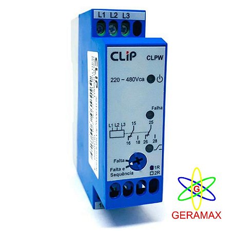 MONITOR DE TENSAO TRIFASICO CLPW 220 480 - CLIP