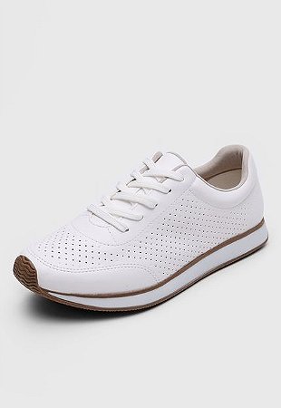Tênis Via Marte Jogging com Perfuros Nude 1716501 Bege - Studio Z