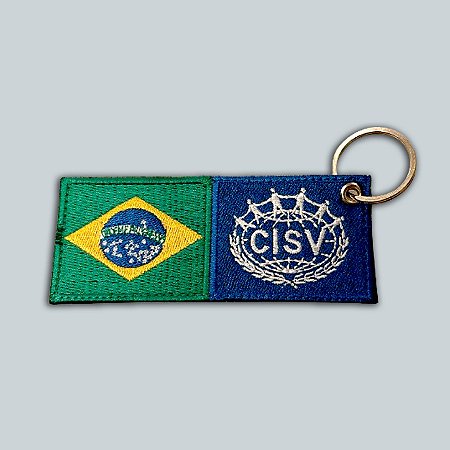 Chaveiro bordado ou PATCH e até TAG para malas