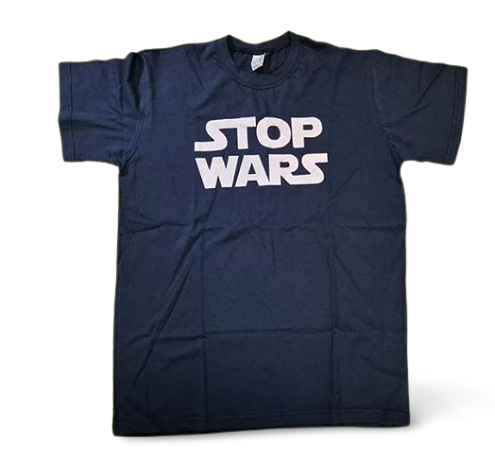 Camiseta JB -> STOP WARS AZUL MARINHO (2024)