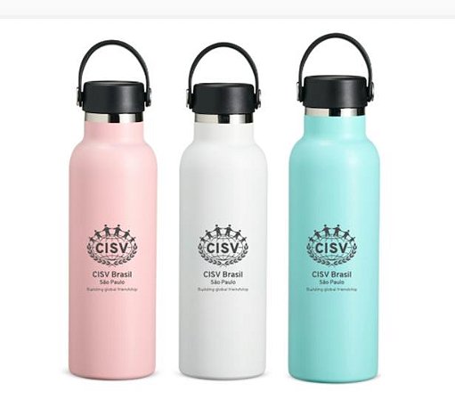 GARRAFA TÉRMICA EM AÇO INOX