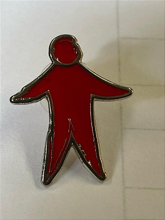 PIN boneco CISV VERMELHO