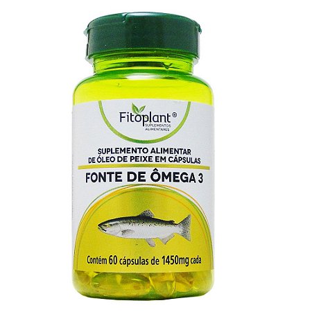 Encapsulado Fonte de Ômega 3 1340mg (60caps) Fitoplant