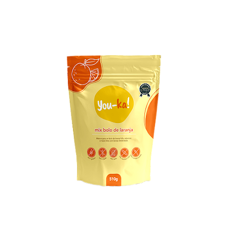 Mix para Bolo de Laranja Sem Glúten (510g) You-ka