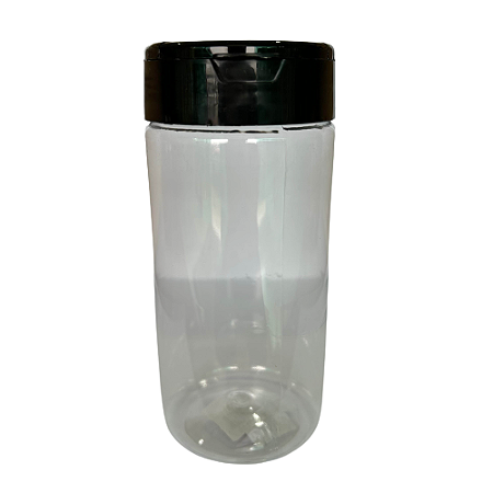 Pote Plástico para Tempero com Tampa Tripartida (400ml)