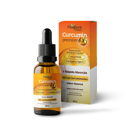 Suplemento Curcumin Premium 96 (30ml) Fitoplant