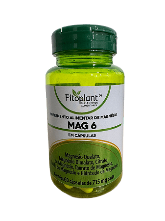 Encapsulado Mag 6 - 715mg (60caps) Fitoplant