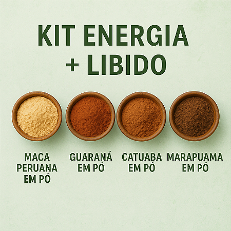 KIT Energia + Libido (100g de cada produto)