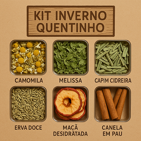 Kit Inverno Quentinho - Chás