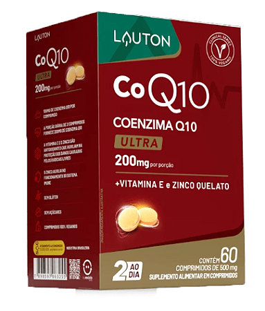 Encapsulado Coenzima Q10 200mg (60 caps) Lauton