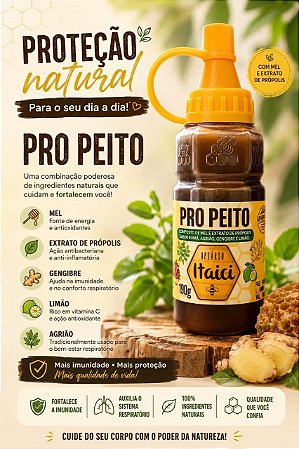 Composto de Mel e Extrato de Própolis (190g) Apiário Itaici