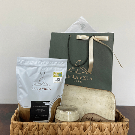 Kit Delicado GRÃO 250g e Conjunto de Cerâmica