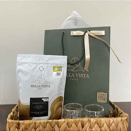 Kit Delicado MOÍDO 250g e par de copos parede dupla 80ml