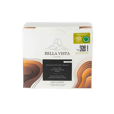 Drip Coffee Delicado - Caixa com 100g e 10 unidades