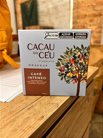 Chocolate Cacau do Céu 100g - Drágeas Café Bella Vista Intenso Arara
