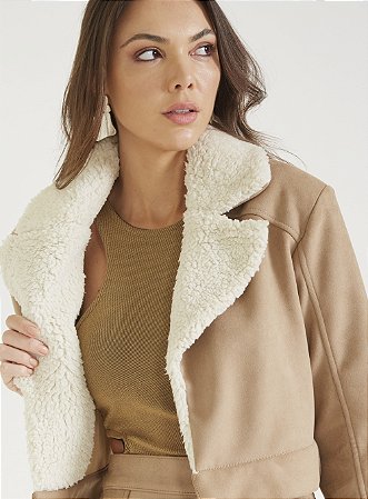 Jaqueta Cropped Pelo Fórum