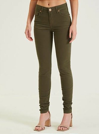 Calça Sarja Marisa Skinny FORUM – Verde Tarmac