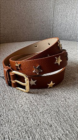 Cinto Couro Estrela