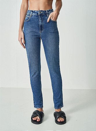 Calça Jeans Mom Strech CLC